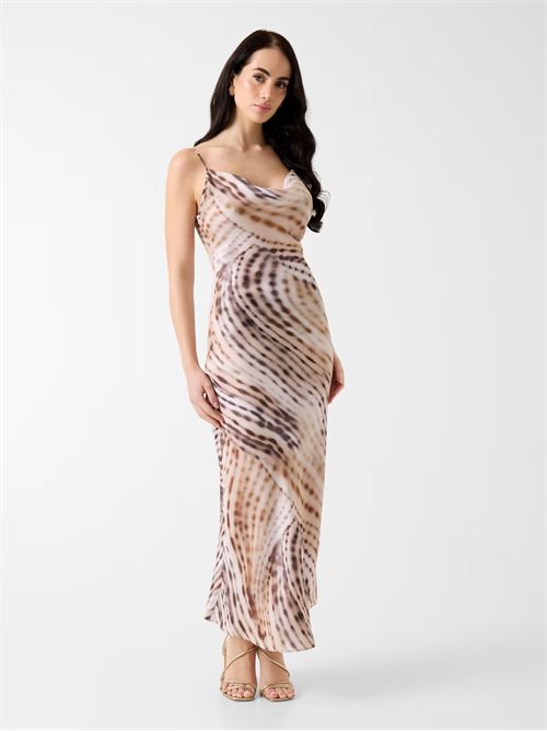 Vestito midi in satin